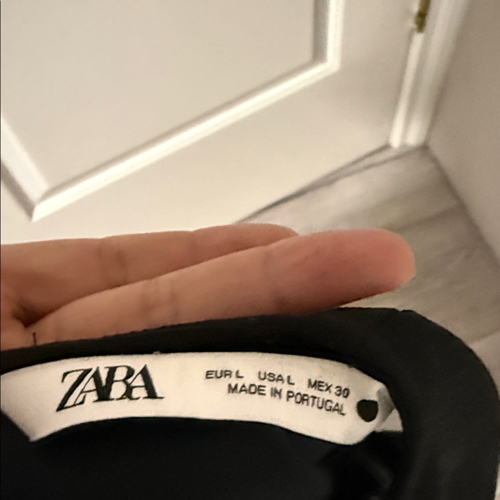 Zara Sleeveless Black Dress